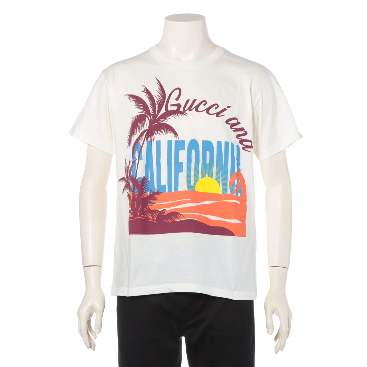 GUCCI BAND Tシャツ クリーム色 547865 XJ6J6 新品 GUCCI BAND Tシャツ クリーム色 547865 XJ6J6 新品