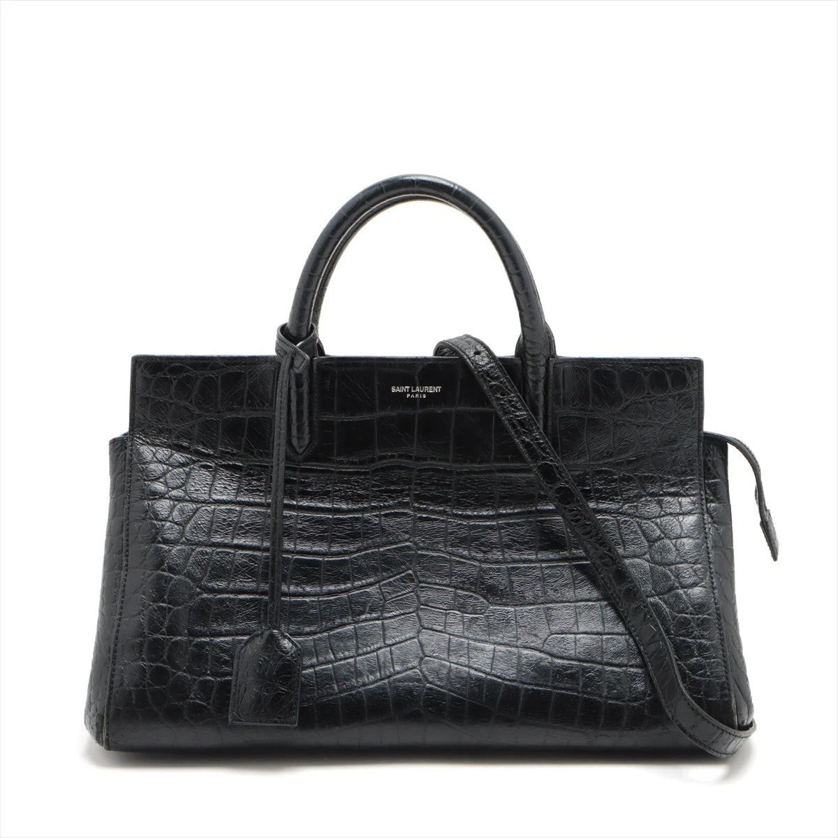 サンローランパリ カバリヴゴーシュ レザー 2WAYハンドバッグ