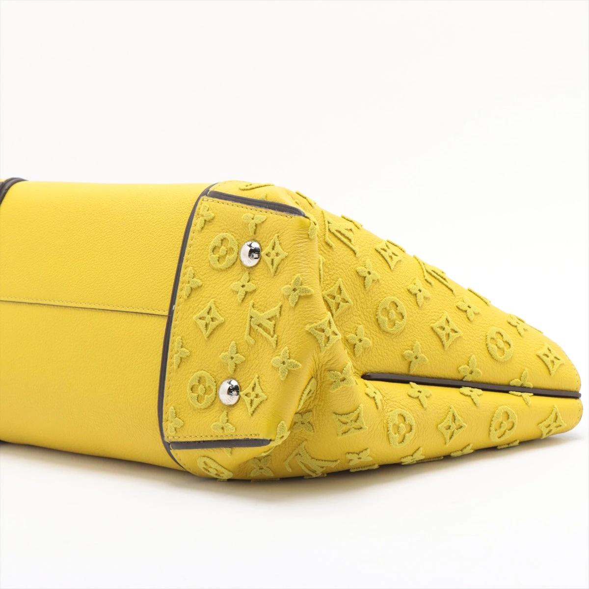 ルイヴィトン トートバッグ ヴェルール トートW PM モノグラム 黄色 レザー ルイヴィトン トートバッグ ヴェルール トートW PM モノグラム 黄色 レザー