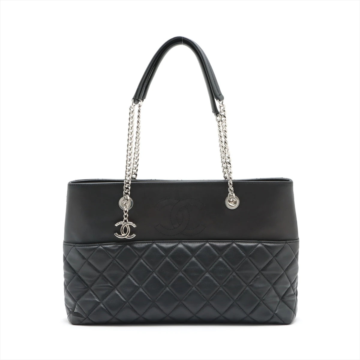 シャネル マトラッセ ラムスキン チェーン ショルダー ハンド トート バッグ CHANEL シャネル ショルダーバッグ トートバッグ マトラッセ