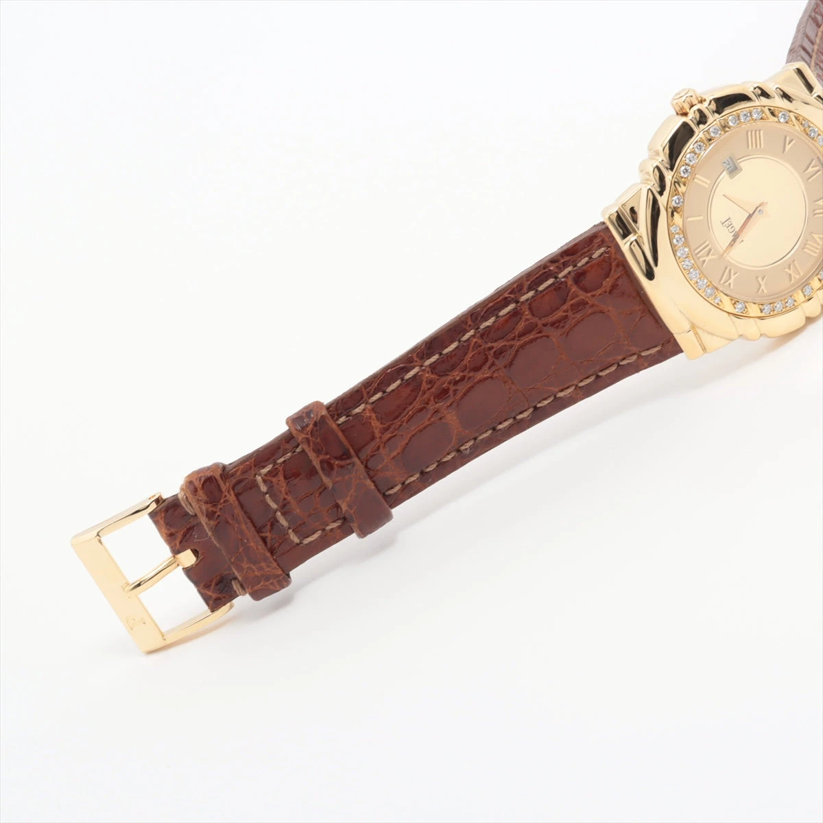 Piaget タナグラYGx革 シャンパン文字盤17243