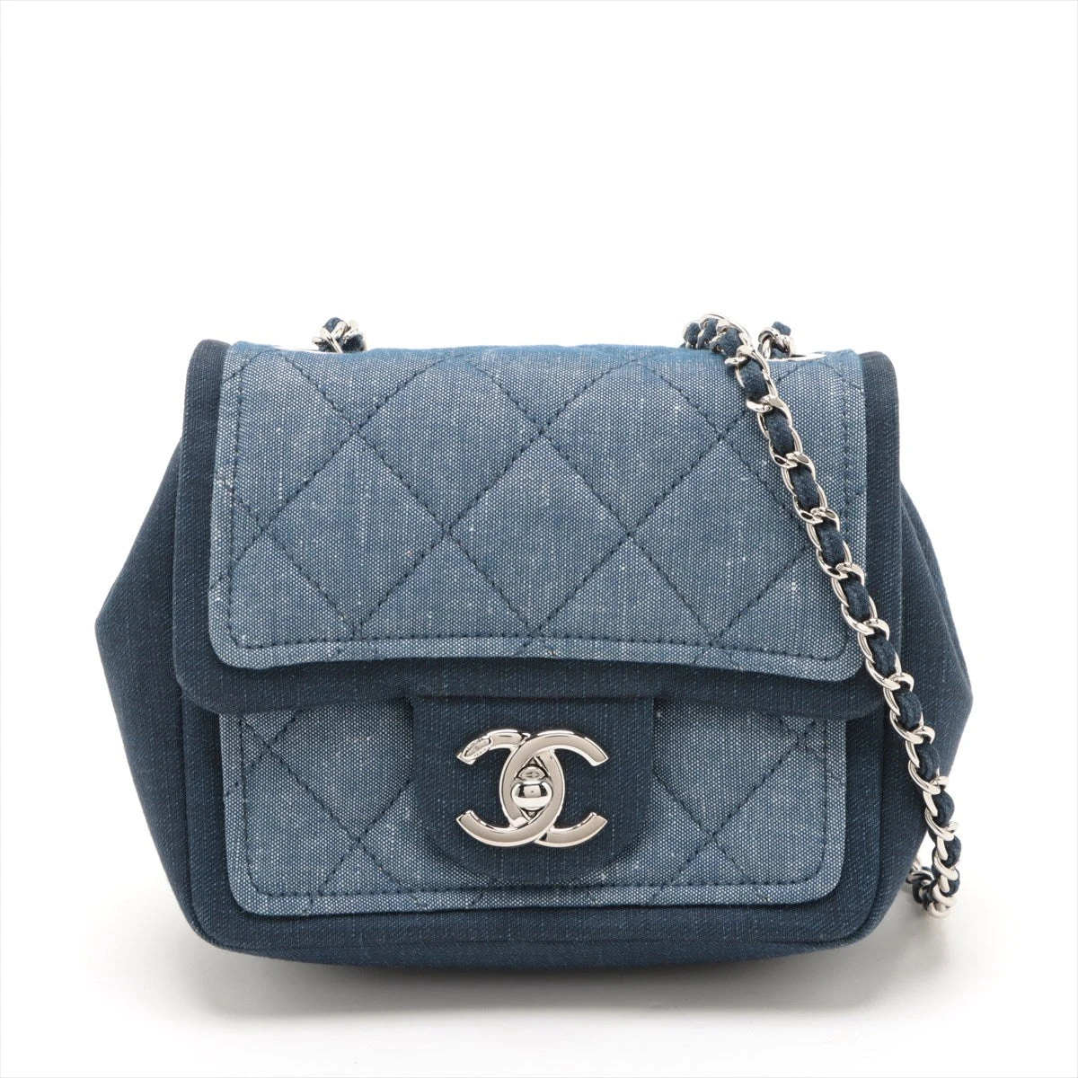 大人気♡デニム 25C【CHANEL】ミニマトラッセ 20cm 正規品！CHANEL ミニマトラッセ デニム