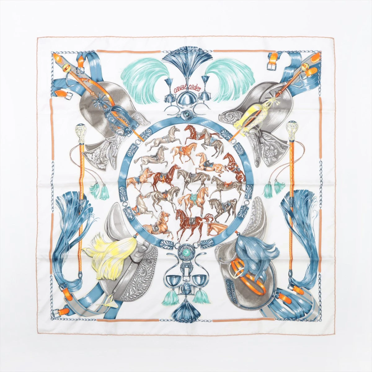 エルメス HERMES カルメンウノドス モーヴペール/ミント SV金具