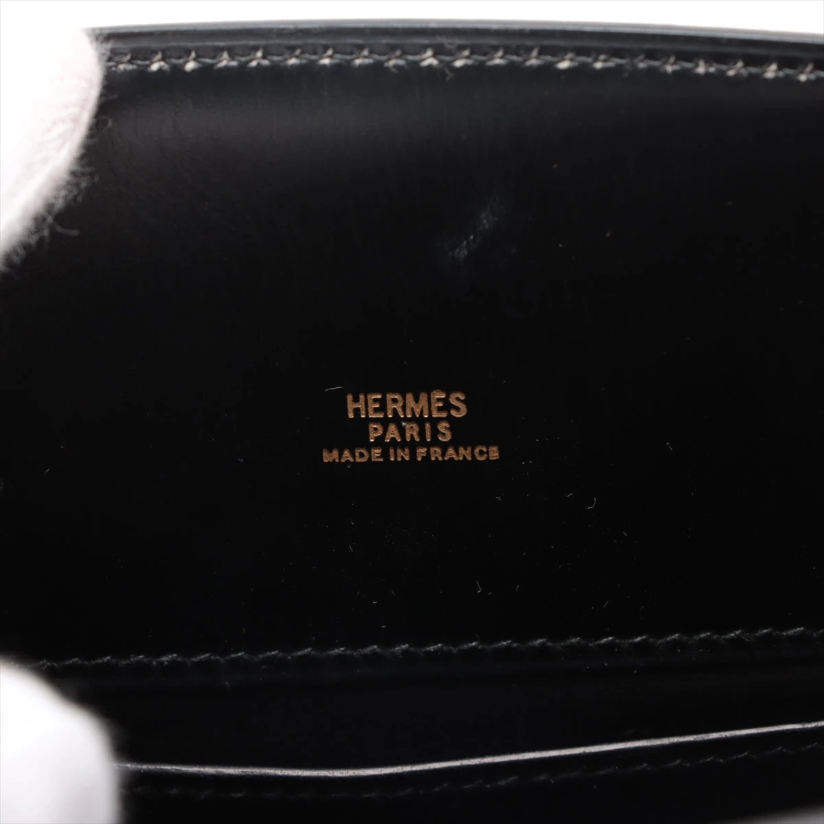 エルメス 希少モデル ケリースポーツPM ブラック ボックスカーフ HERMES - エルメス 希少モデル ケリースポーツPM ブラック ボックス