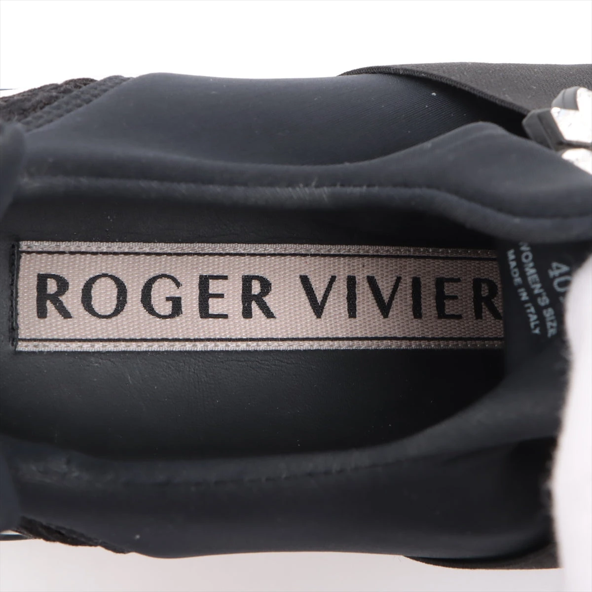 ロジェヴィヴィエ　ヴィブラン　ブラック　ビジュー　バックル　スニーカー　36.5 ブラック Woman ヴィヴ ラン ライト トレッキー ファブリック