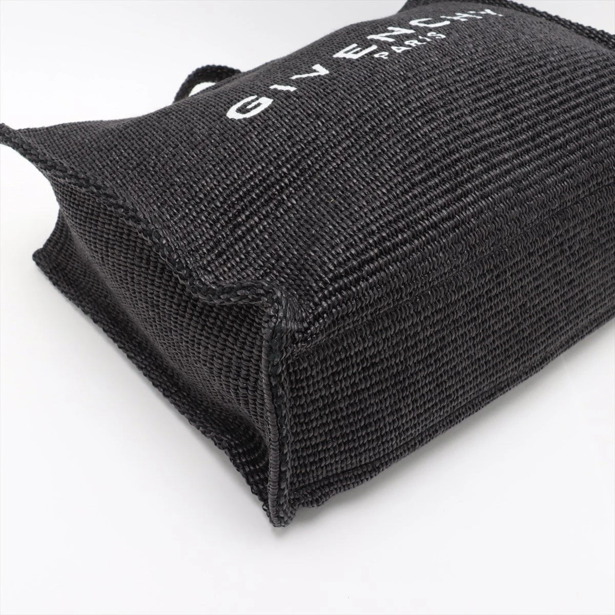 ジバンシィ Gトート ミディアム ラフィア トートバッグ ブラック