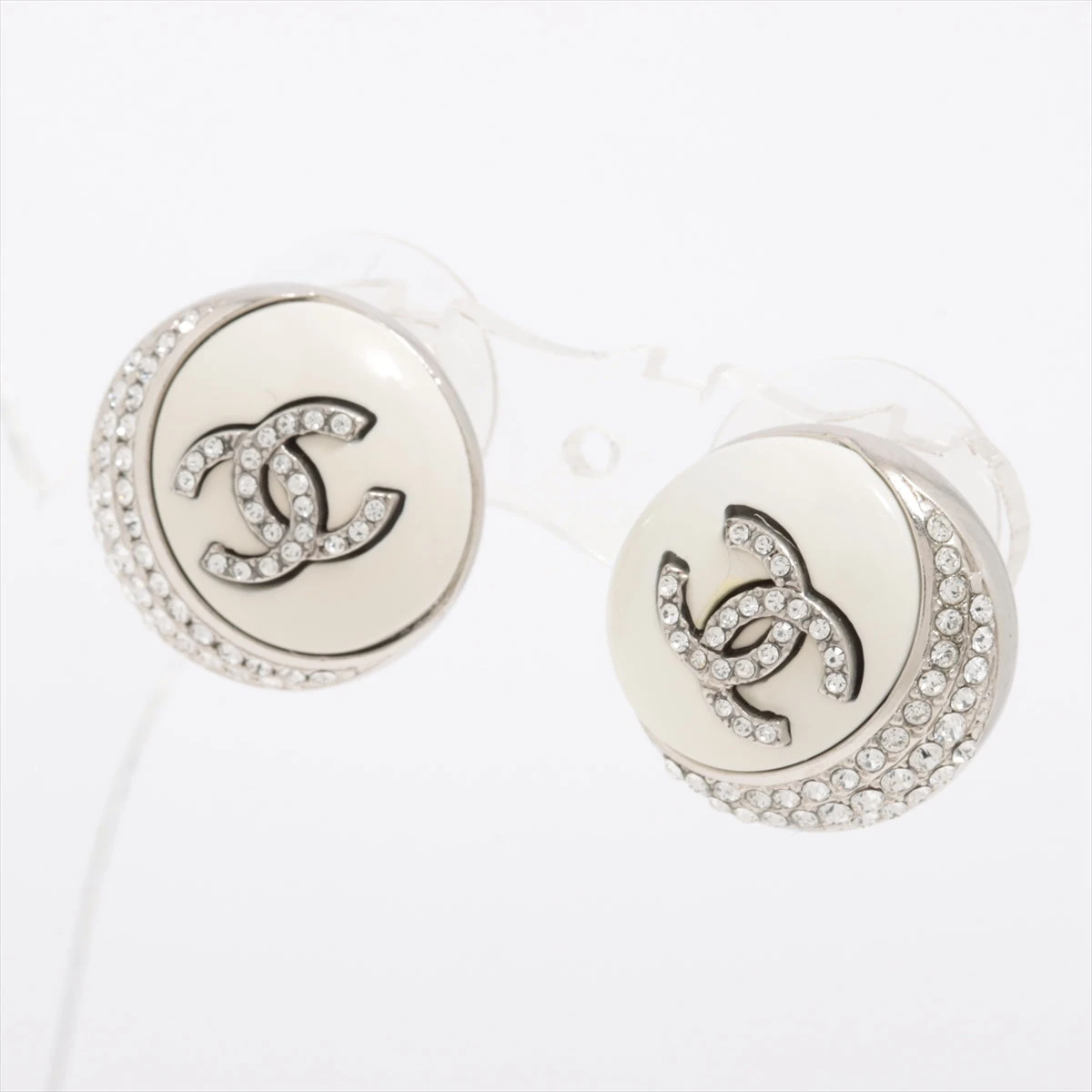 ！極美品！　CHANEL ピアス　シルバー　両耳 正規品】CHANEL ピアス(両耳用) C22C シルバー
