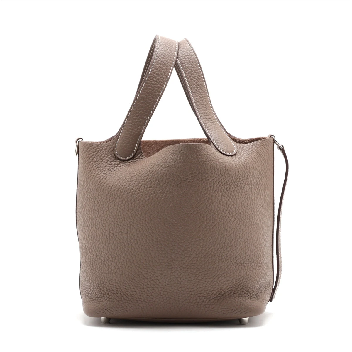 エルメス ピコタンロックPM トリヨンクレマンス エトゥープ シルバー金具 U:2022年