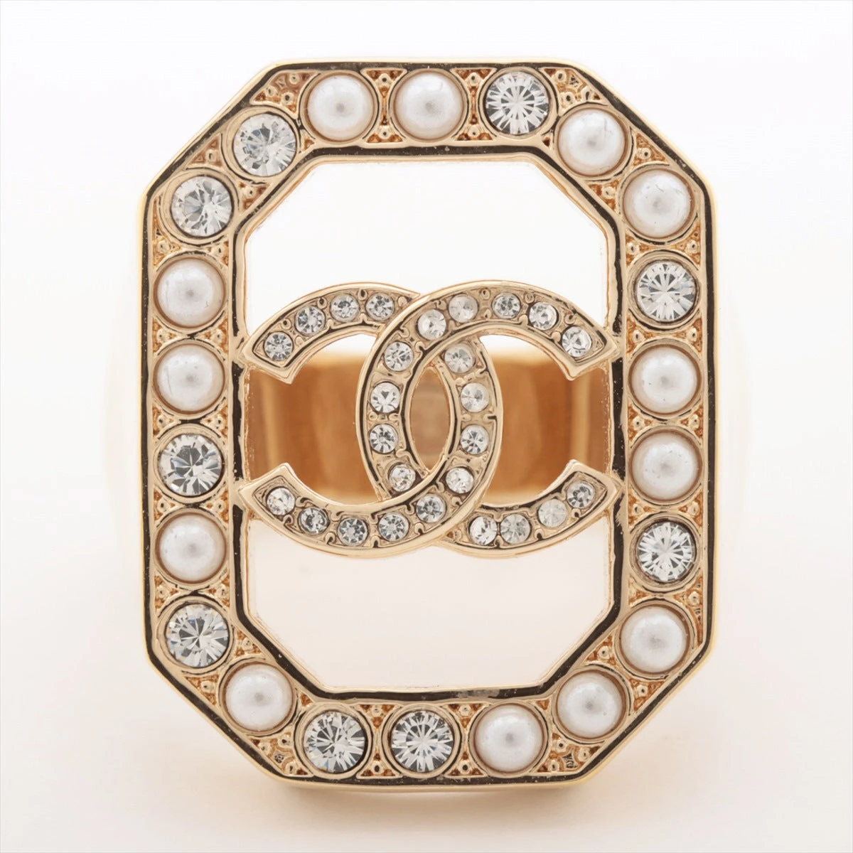 CHANEL L23B ラインストーン　フェイクパール　ネックレス CHANEL L23B ラインストーン フェイクパール ネックレス CHANEL L23B