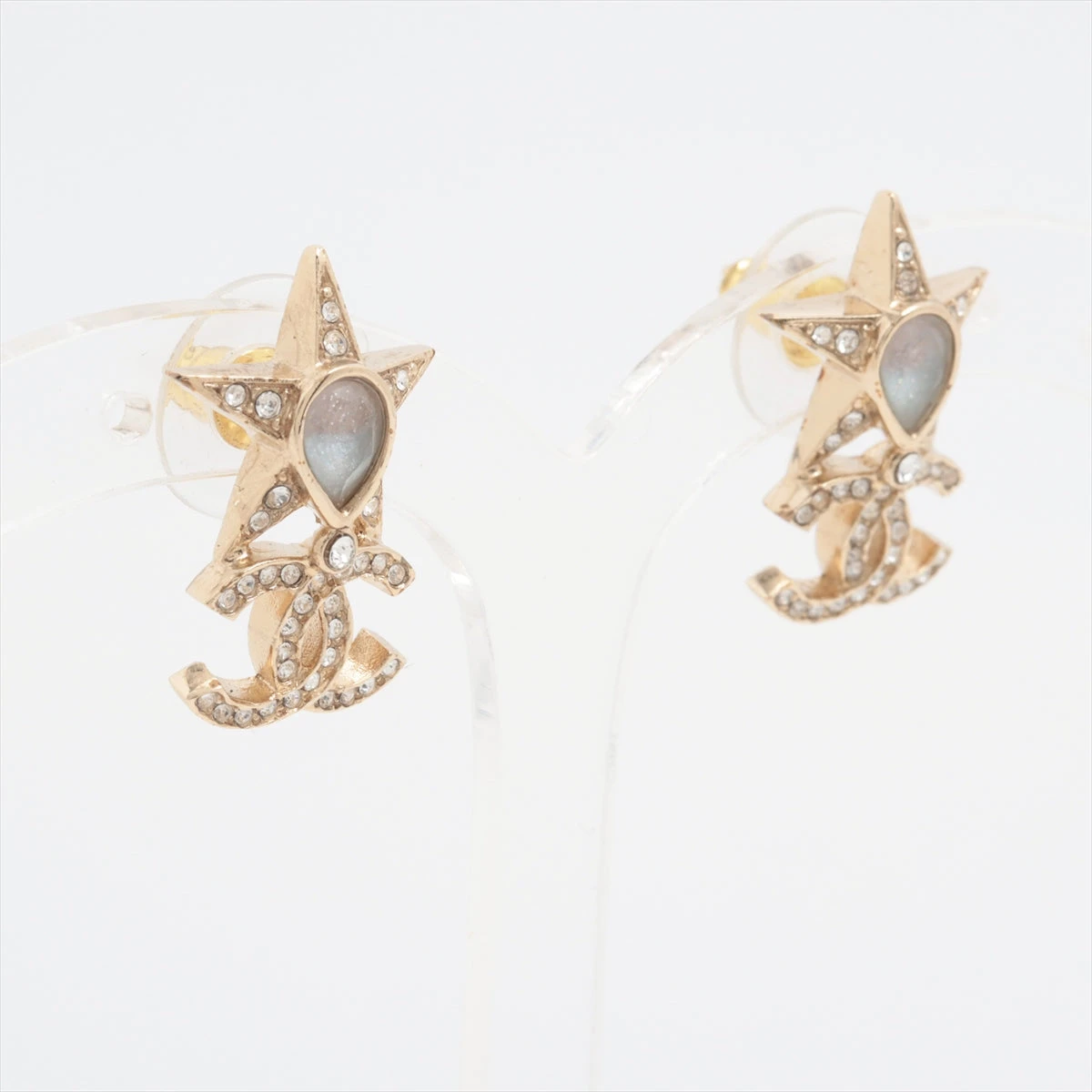 CHANEL シャネル　ピアス　両耳　ゴールド　スター　ココマーク シャネル CHANEL ピアス ココマーク CCマーク ゴールド