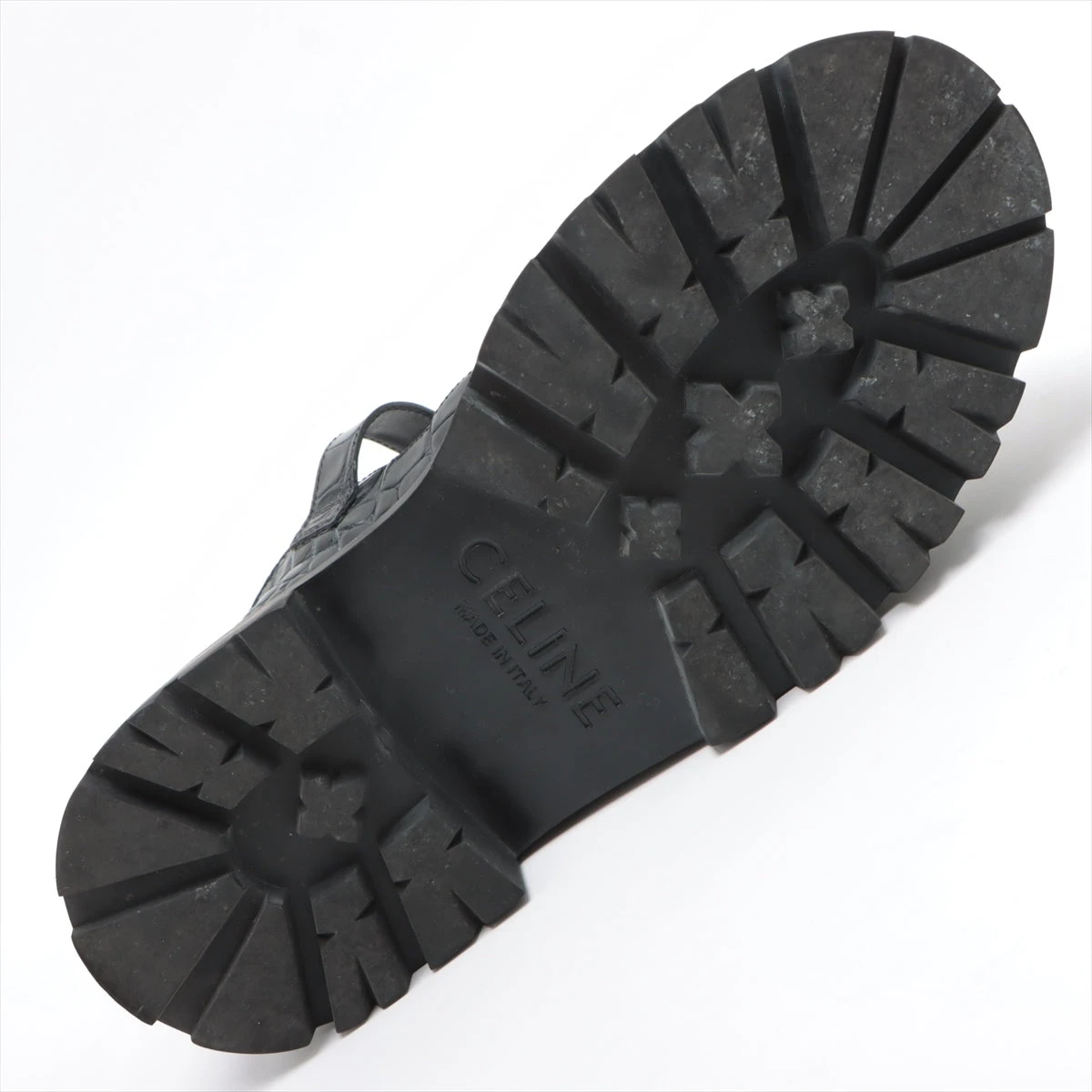 CELINE バルキー トリオンフ パーフォレイテッドベビーズ シューズ