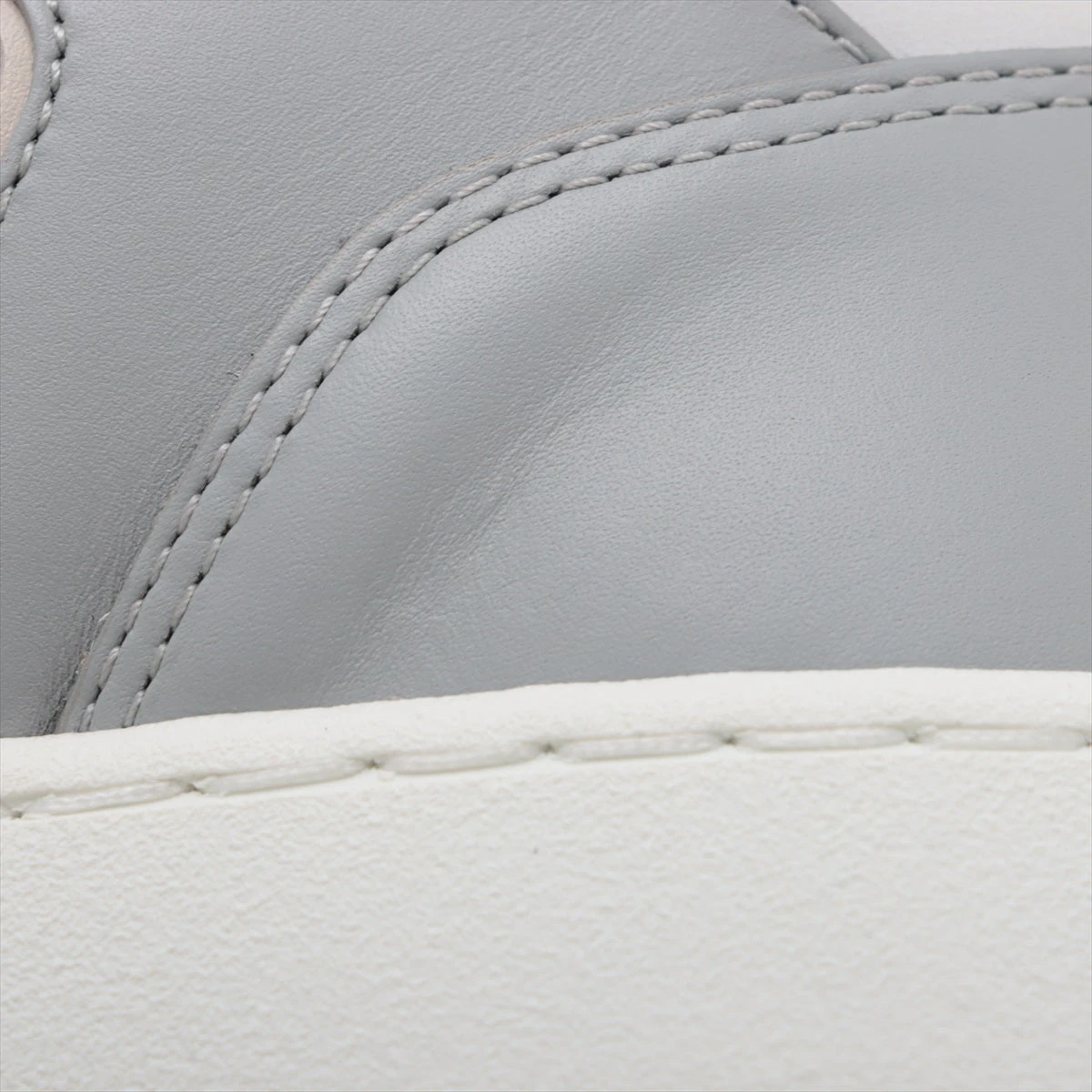 Dior ハイカットスニーカー グレー キャンバス DIOR × NIKE Air Jordan 1 High ハイカットスニーカー レザー
