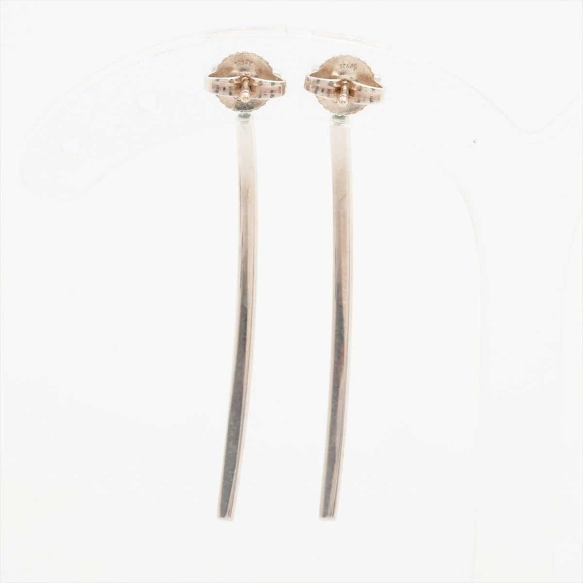 美品 ティファニー Tワイヤー シルバー バーピアス 両耳 ティファニー Tワイヤーバー ピアス(両耳用) 925 2.7g シルバー