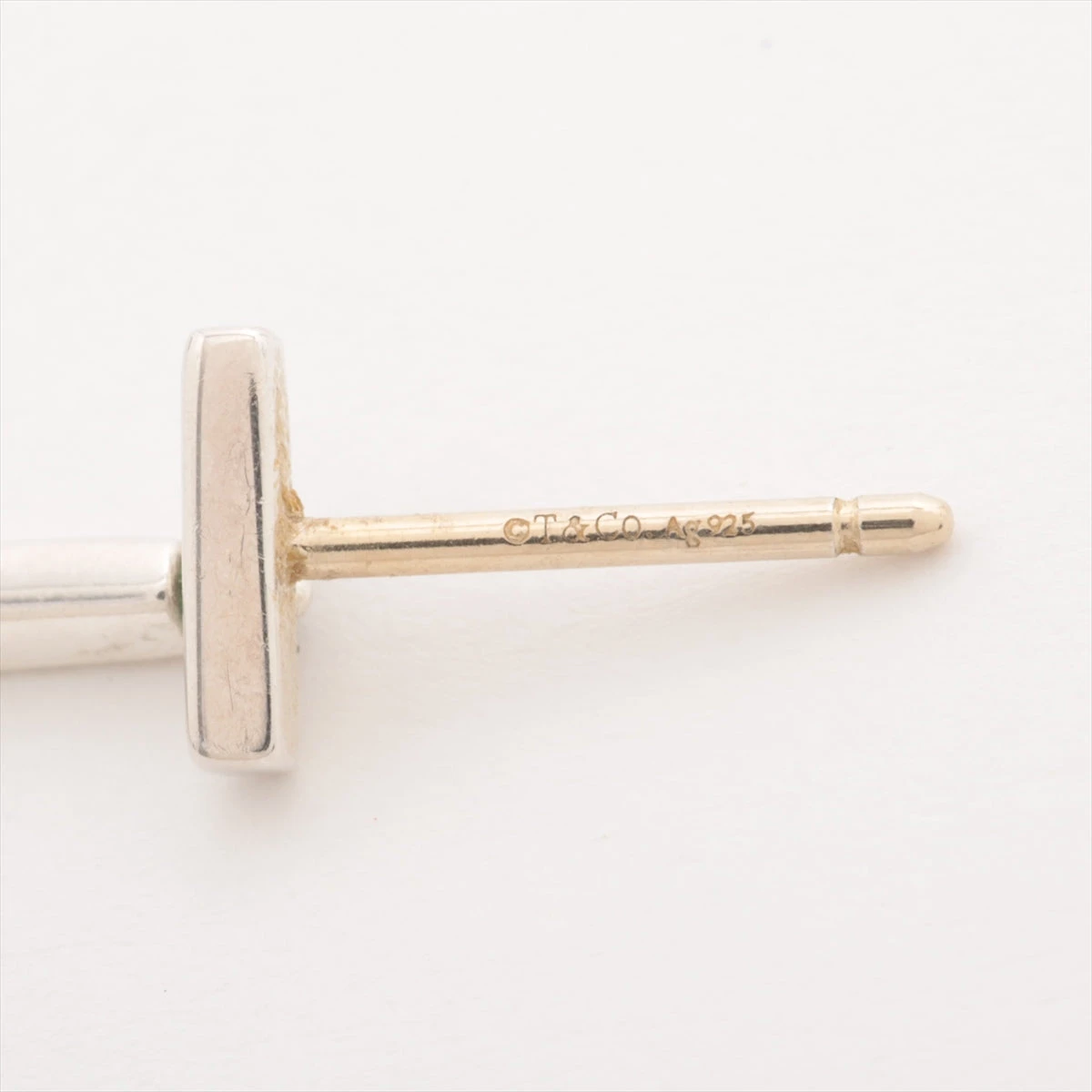 ティファニー Tワイヤーバー ピアス(両耳用) 925 2.7g シルバー