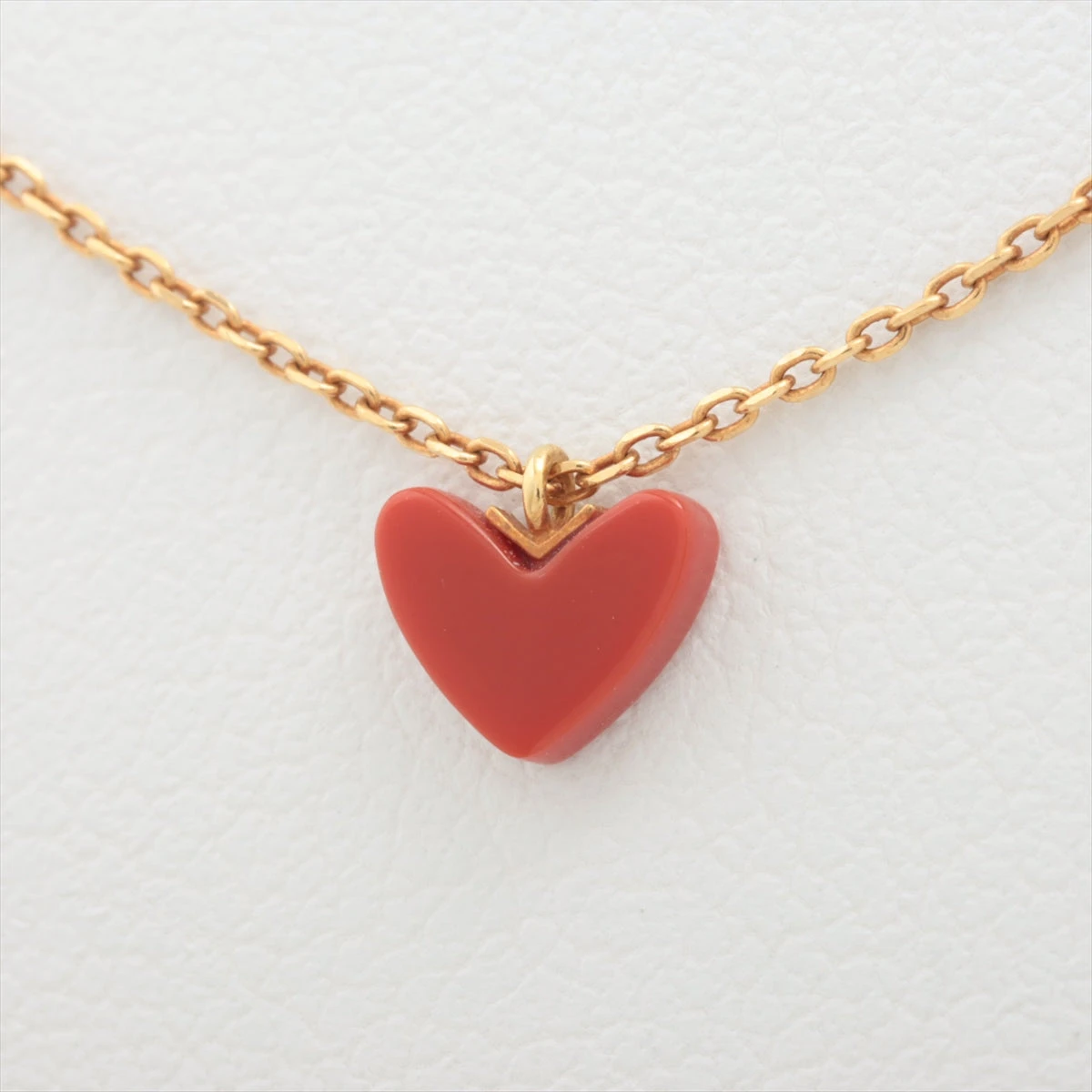 アーカー ティランハート 色石 ネックレス K18(YG) 1.1g VO013284