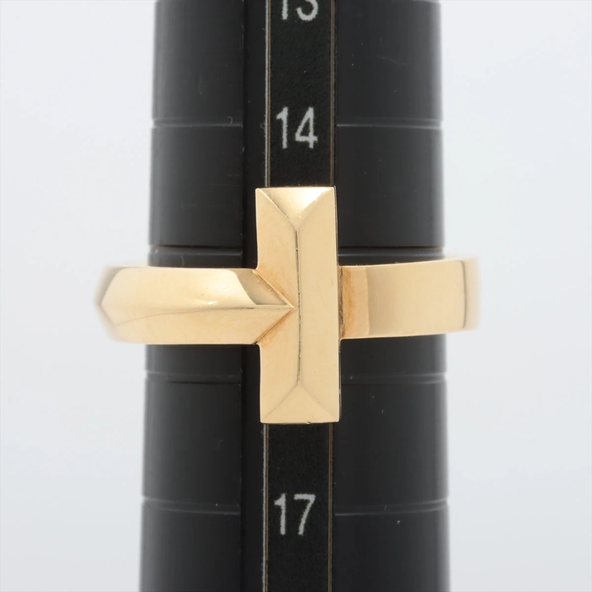 ティファニー Tワン ワイド リング 750(YG) 11.9g A2477343｜中古