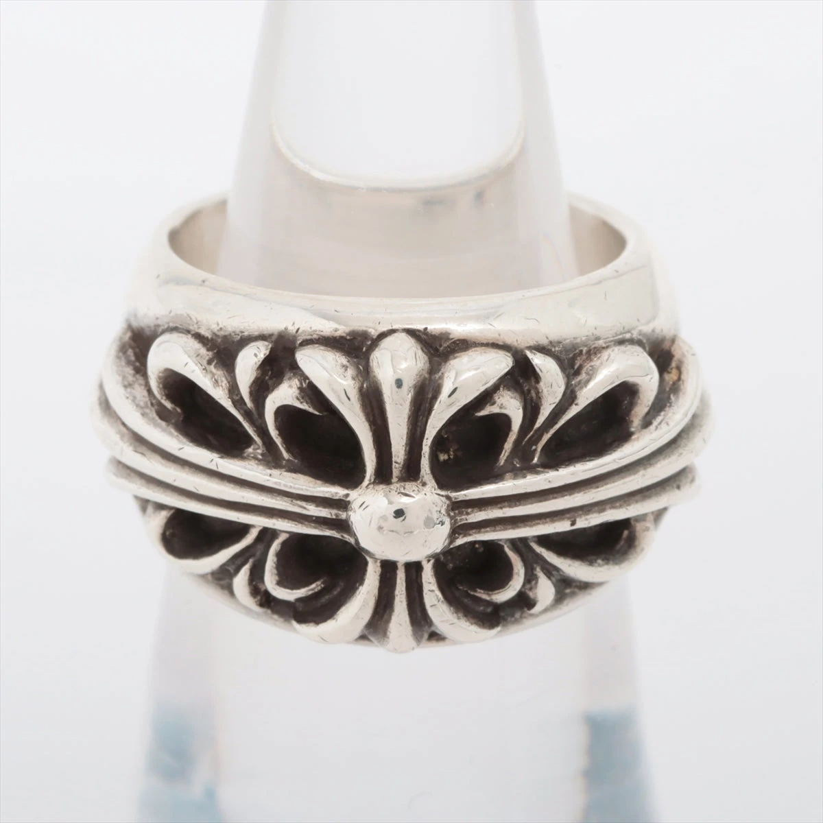 ☆美品　ALLU（アリュー）銀座店購入　クロムハーツ　フローラルクロスリング　☆ ☆美品 ALLU（アリュー）銀座店購入 クロムハーツ フローラル