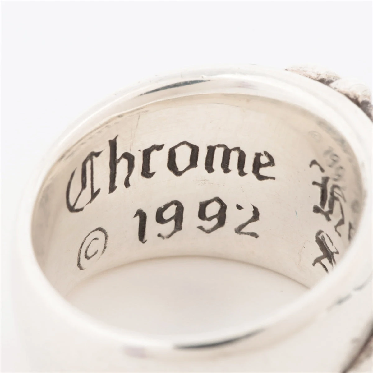 ☆美品　ALLU（アリュー）銀座店購入　クロムハーツ　フローラルクロスリング　☆ ☆美品 ALLU（アリュー）銀座店購入 クロムハーツ フローラル