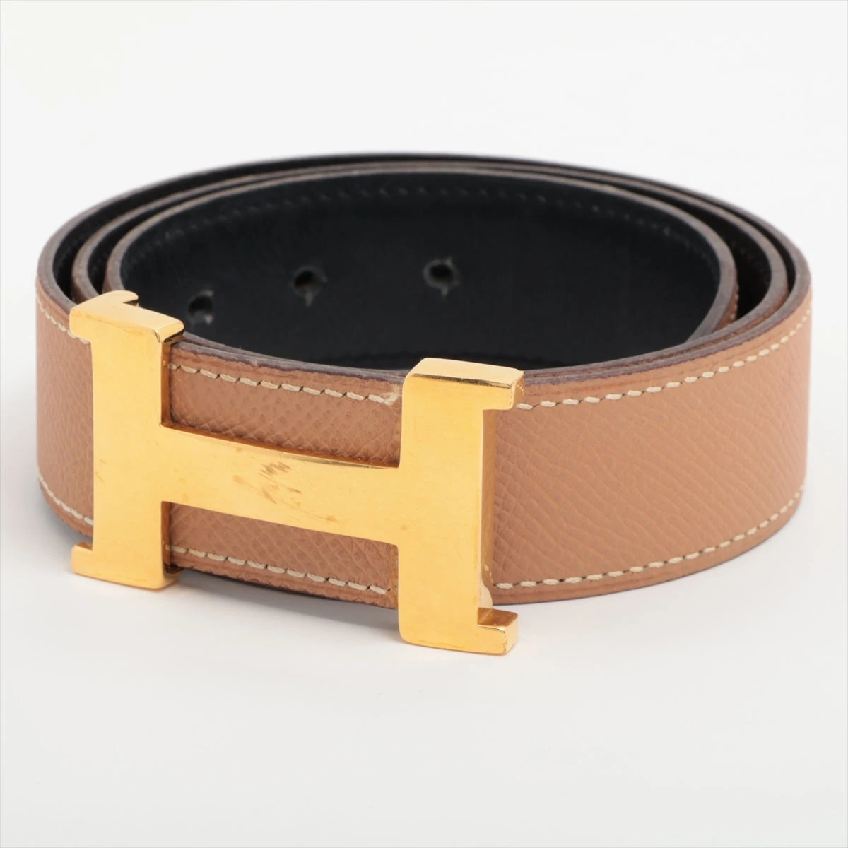 エルメス コンスタンス H 〇W:1993年 ベルト 70 GP×革 ブラック  