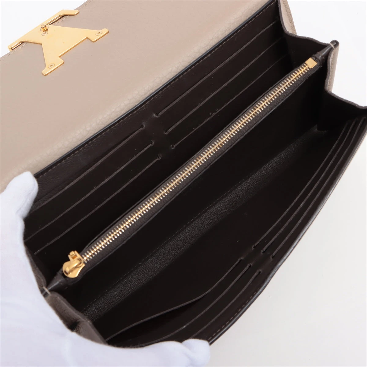 ルイヴィトン　ポルトフォイユ・カプシーヌ　ガレ　トリヨン　長財布　M61249 LOUIS VUITTON LV ルイ・ヴィトン トリヨンレザー