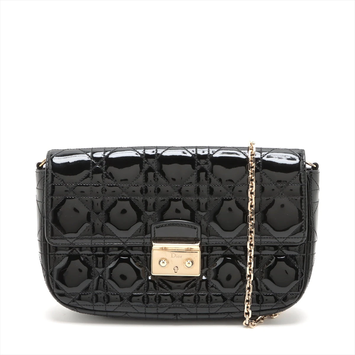 Dior チェーンショルダーバッグ ニューロック カナージュ パテント