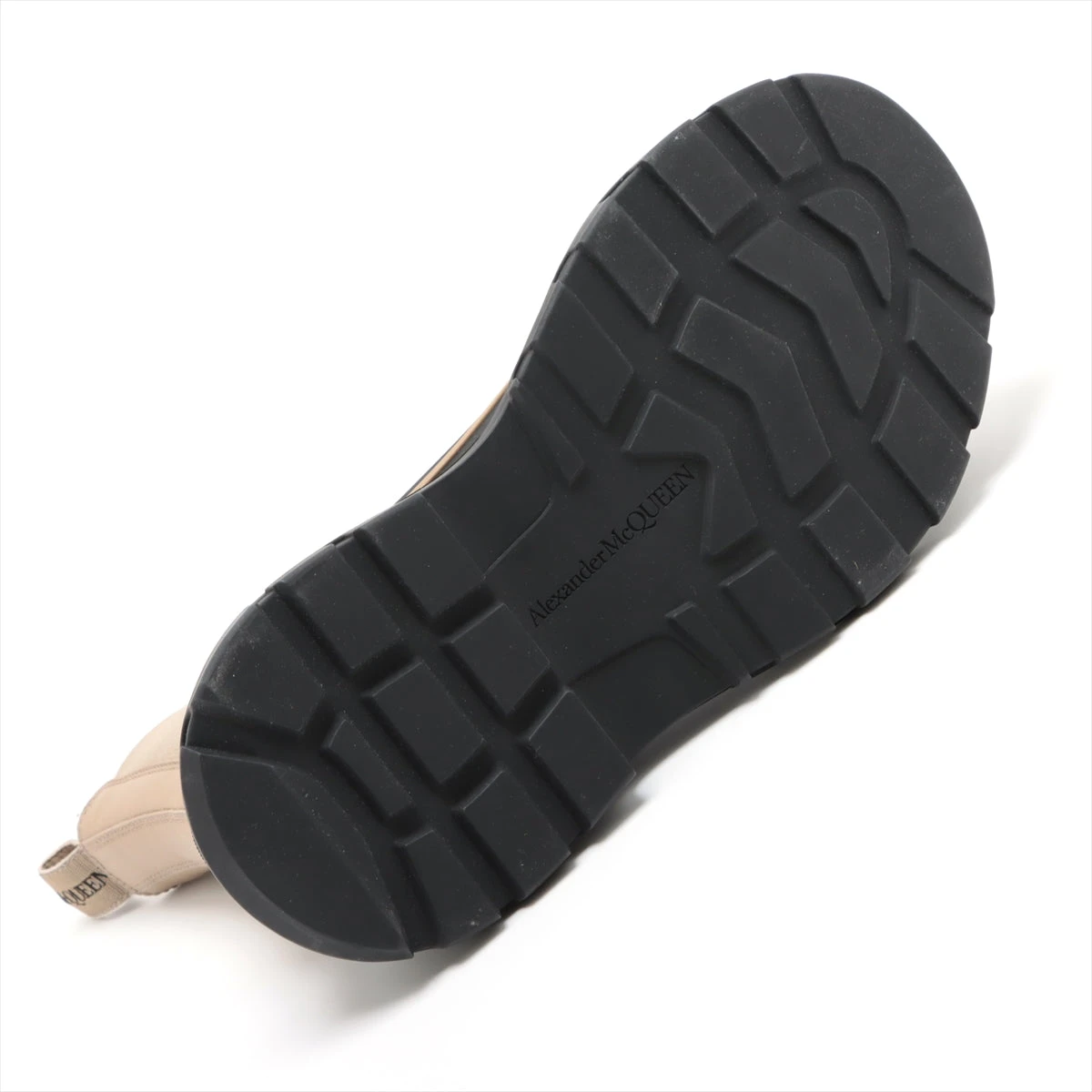 【美品】アレキサンダーマックイーン　レザー サイドゴアブーツ 厚底ソール アレキサンダーマックイーン レザー サイドゴアブーツ 36 1/2