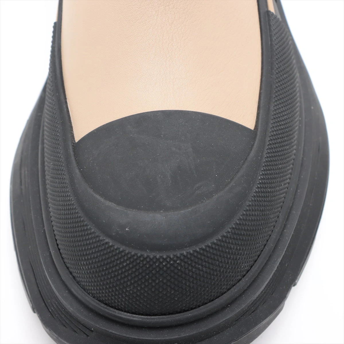 【美品】アレキサンダーマックイーン　レザー サイドゴアブーツ 厚底ソール ALEXANDER MCQUEEN(アレキサンダーマックイーン) サイドゴア