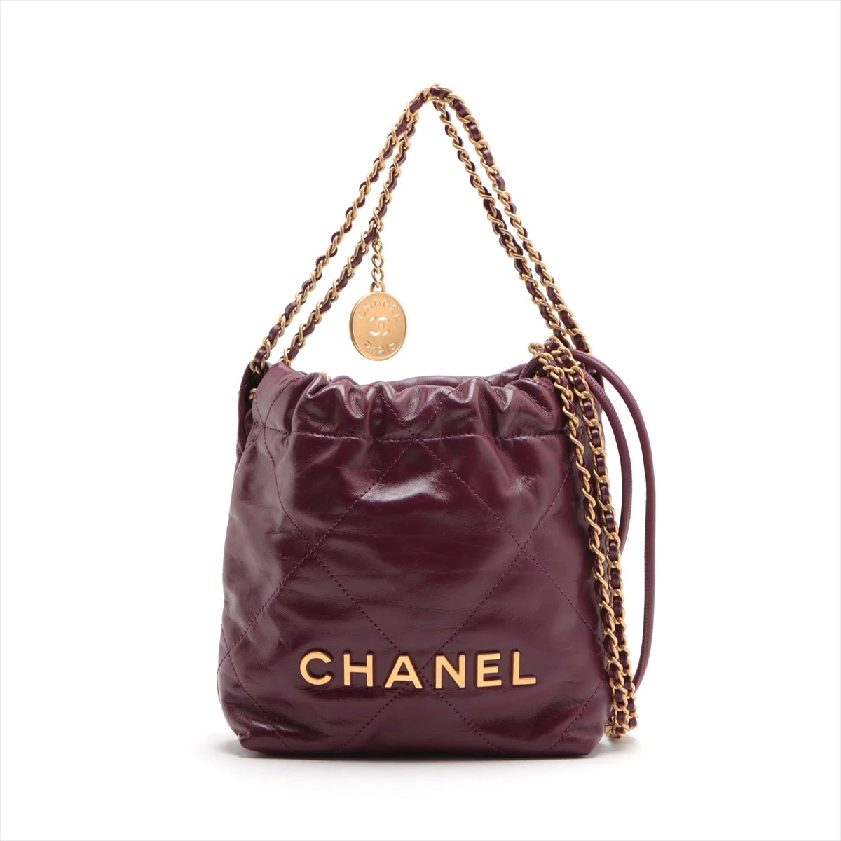 限定品 CHANEL パープル ショルダーバッグ 心斎橋店限定 CHANEL Pre-Owned クラシック フラップ スクエア ショルダー