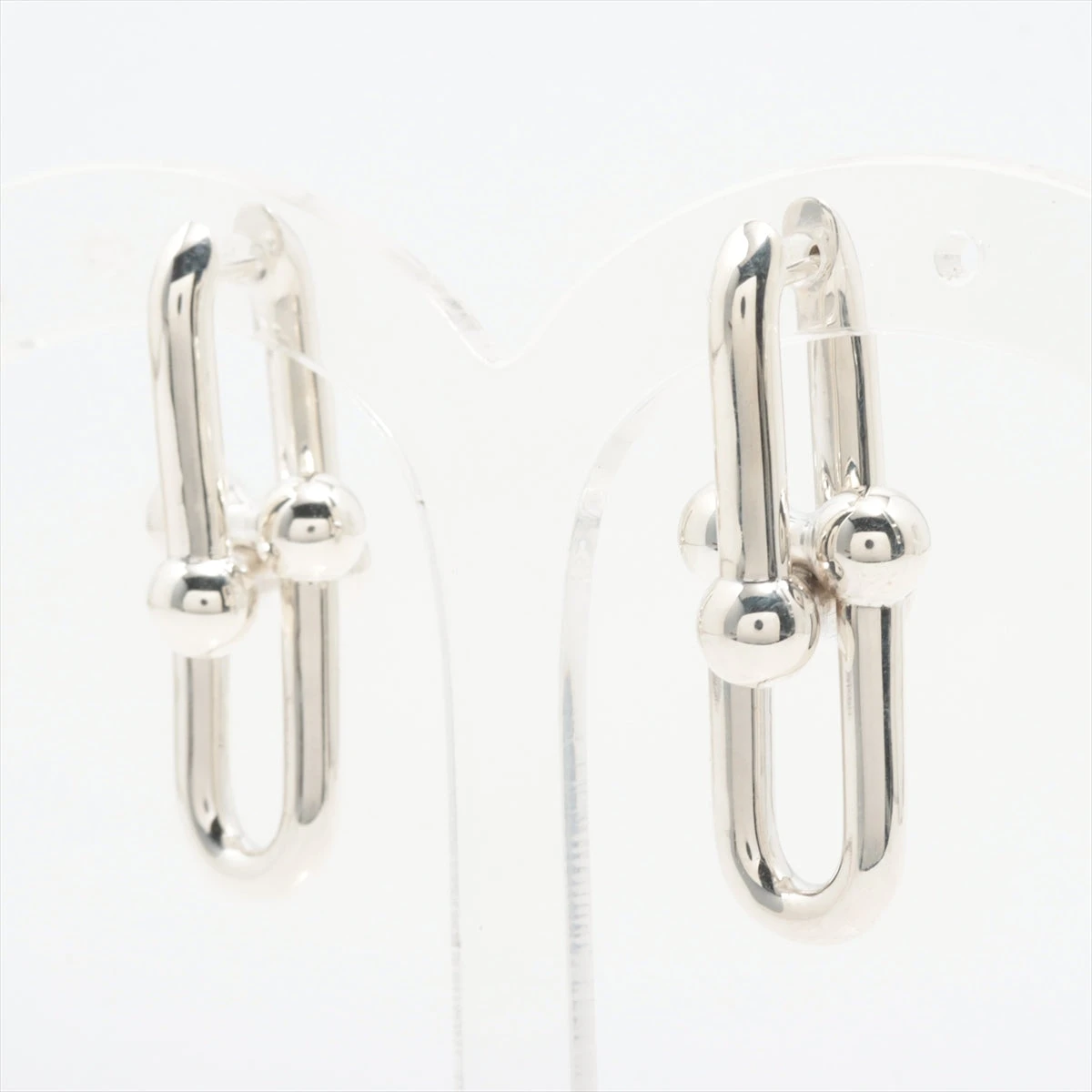ティファニーピアス　新品未使用 ティファニー ハードウェア ラージリンク ピアス(両耳用) 925 10.1g