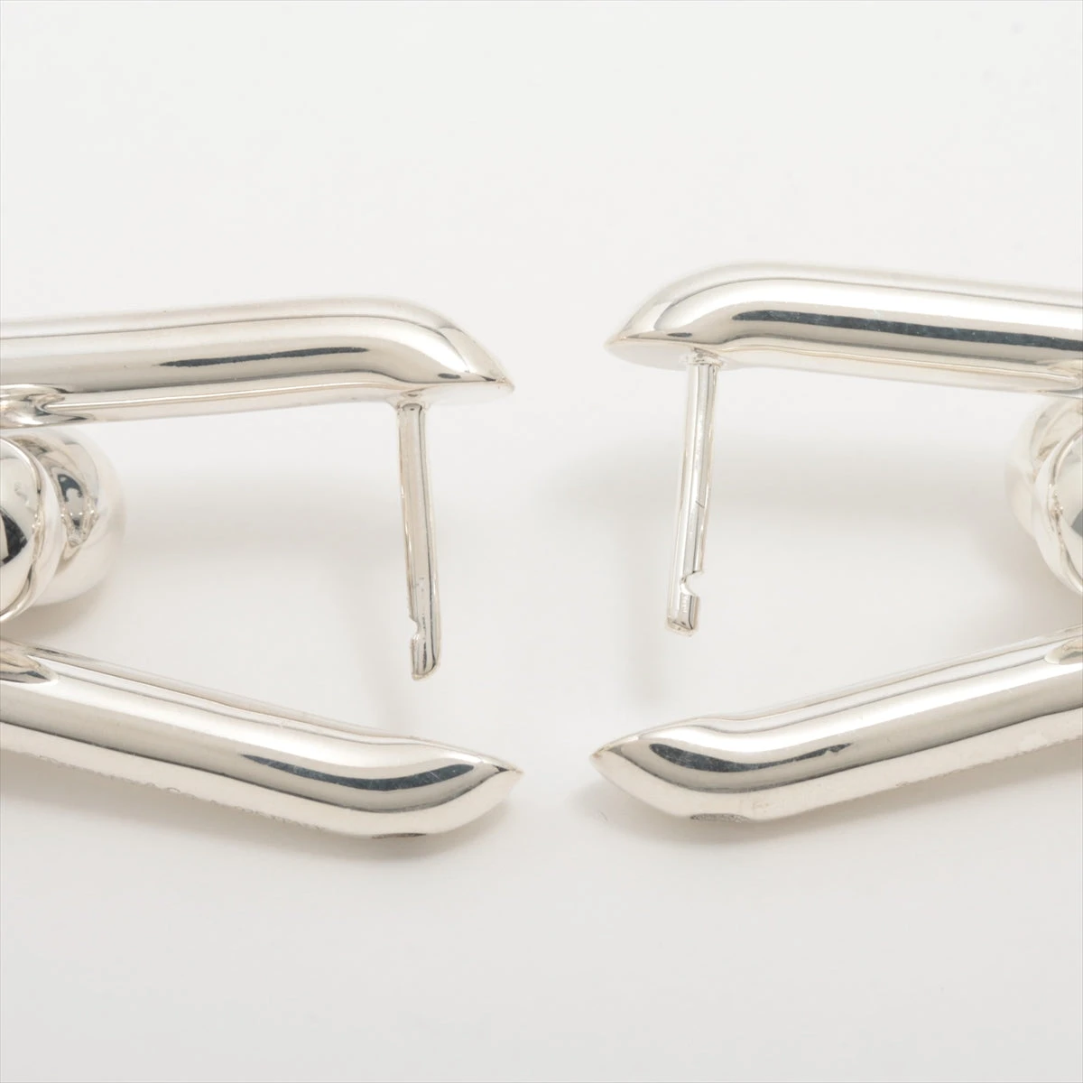 ティファニー ハードウェア ラージリンク ピアス(両耳用) ほぼ新品 ☆Tiffany＆Co☆ティファニーハードウェアラージリンクピアス YG