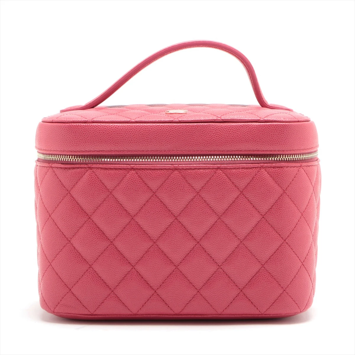 【春カラー♪ギフトにも】CHANEL マトラッセ バニティー バッグ シャネル マトラッセ キャビアスキン バニティバッグ ピンク 29