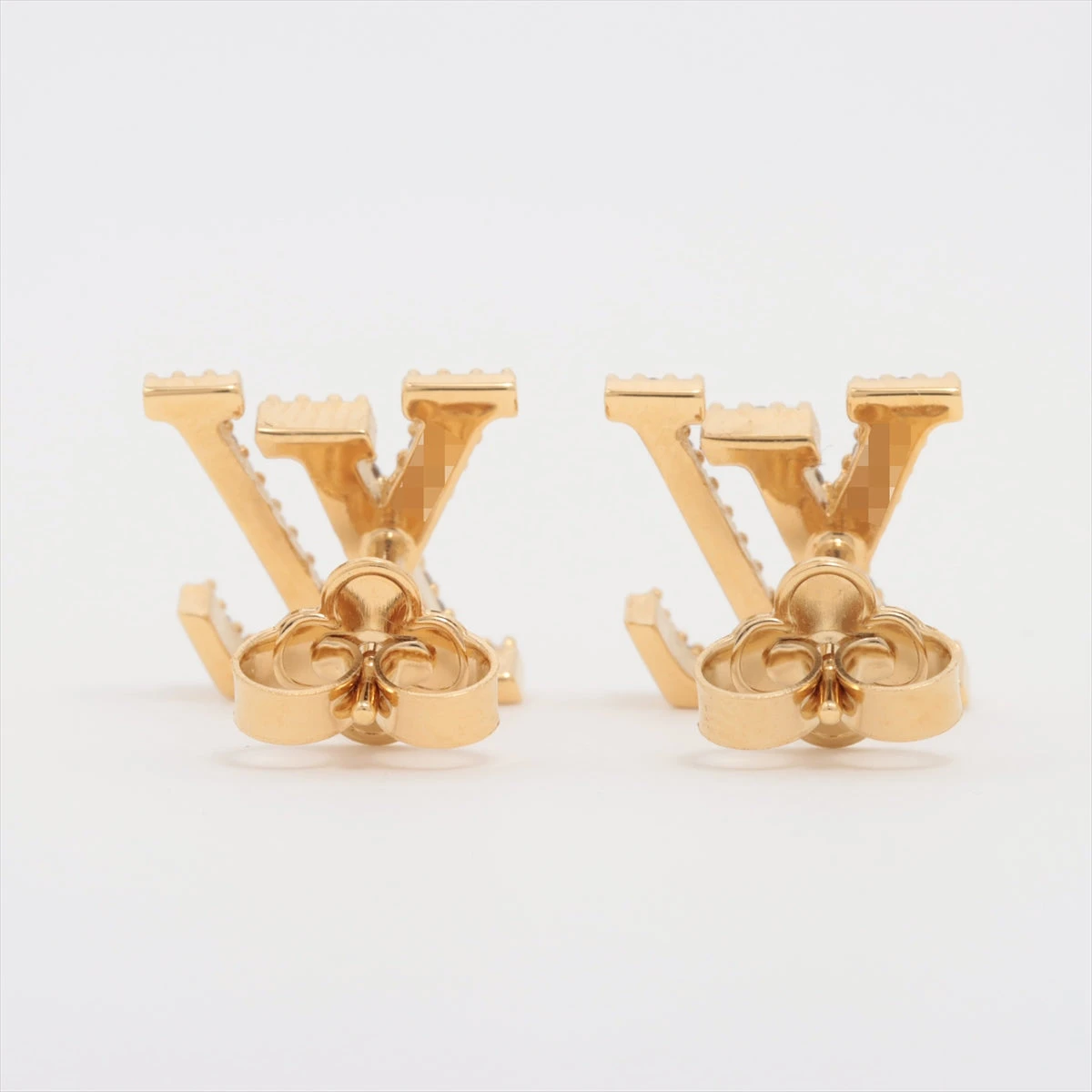 ルイヴィトン ピアス 美品 LV アイコニック ストラス 片耳 箱、袋付き LOUIS VUITTON ルイヴィトン ピアス 両耳用 LV アイコニック