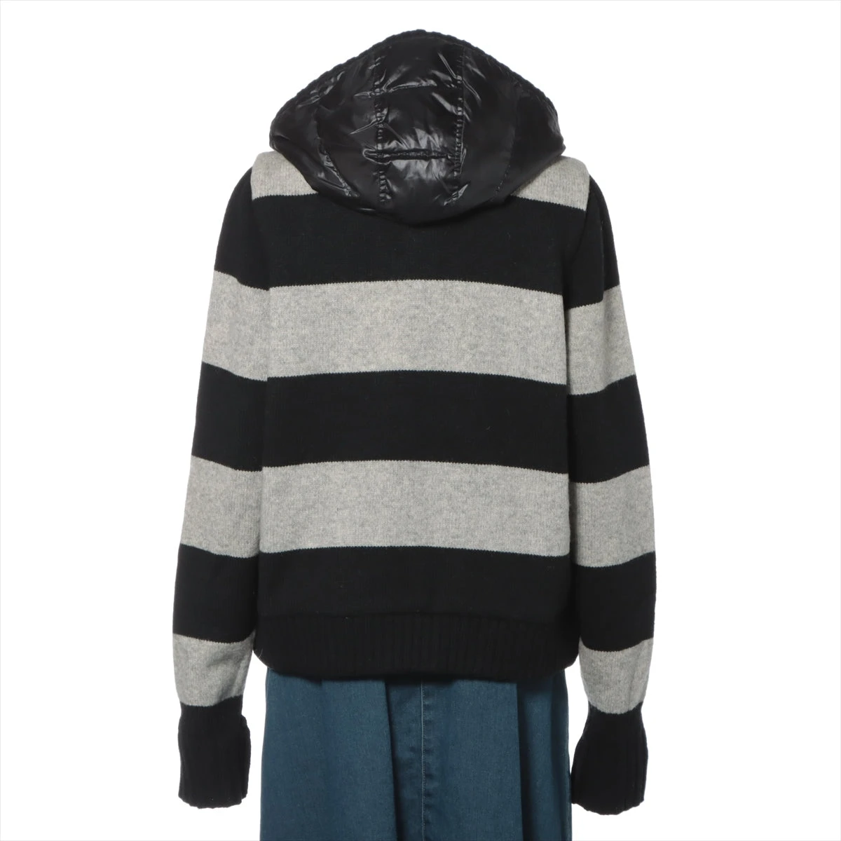 バルマン ウール×ナイロン ダウンジャケット 13 レディース