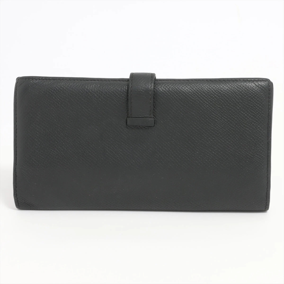 エルメス ベアン ヴォーエプソン ロングウォレット ブラック ゴールド