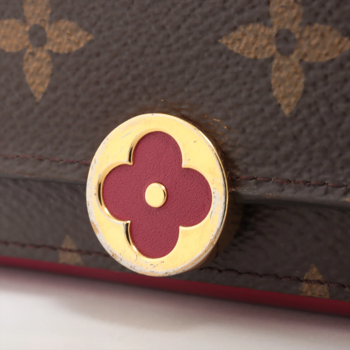 ルイヴィトン モノグラム ポルトフォイユ フロール ヒューシャ M64585 LOUIS VUITTON - LOUIS VUITTON ルイ・ヴィトン/ポルトフォイユ