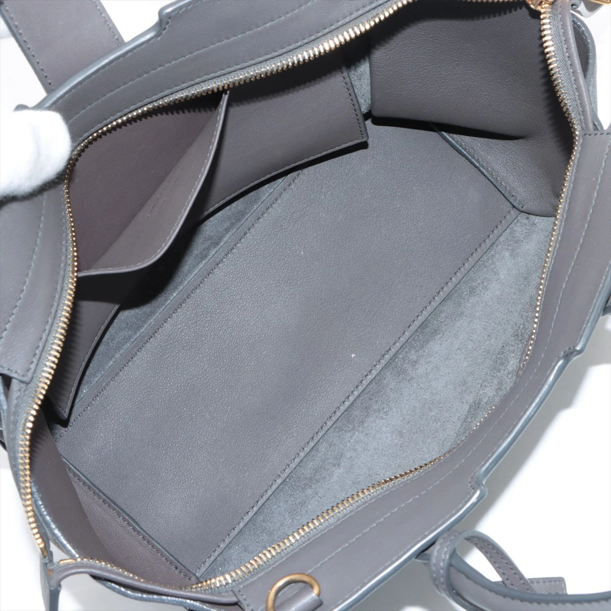 サンローランパリ ダウンタウンカバス レザー×スエード 2WAY