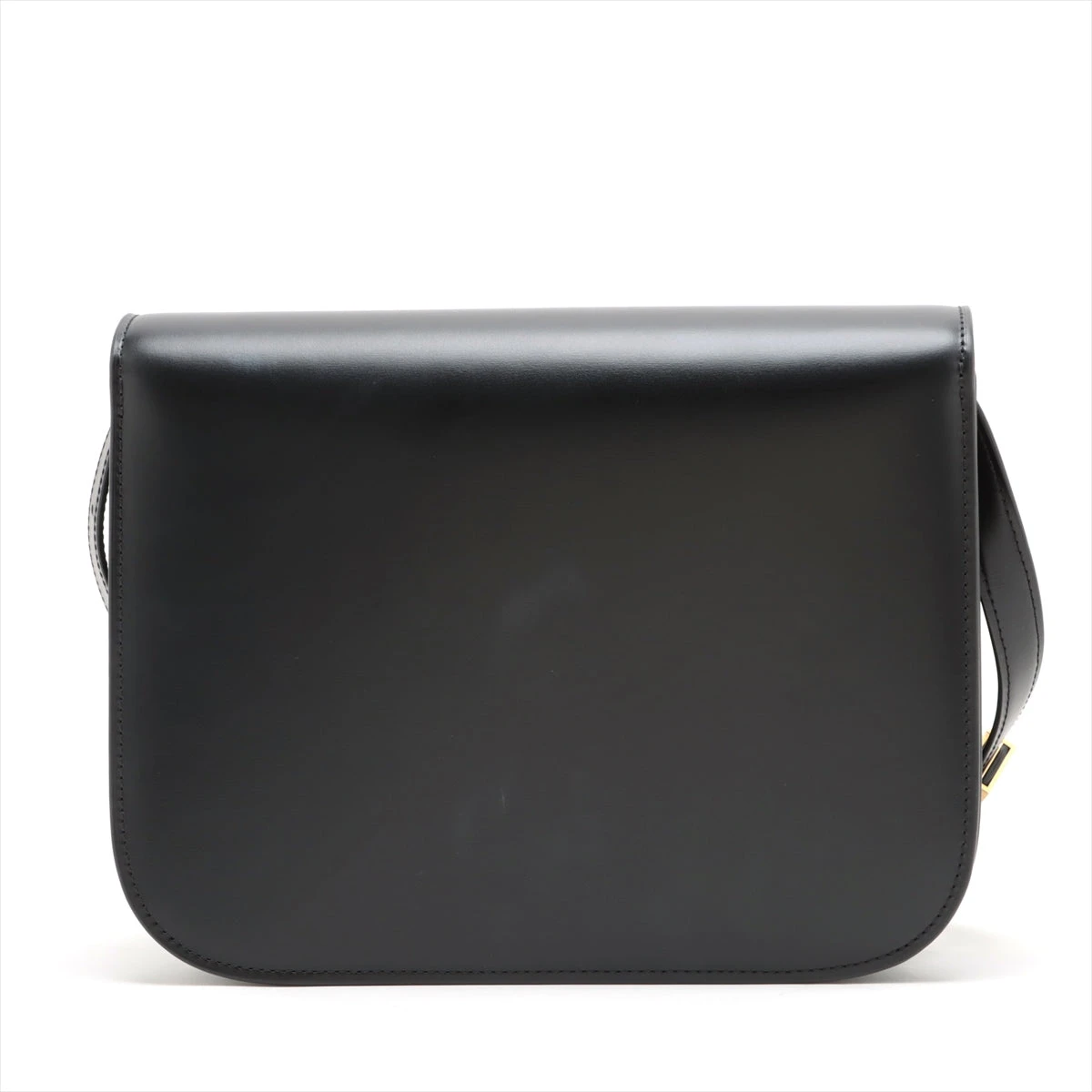 セリーヌ クラシックボックス ミディアム レザー ショルダーバッグ