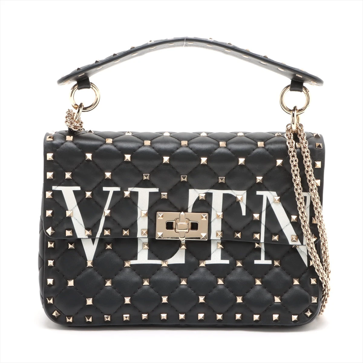 ヴァレンティノガラヴァーニ VLTN ロックスタッズ レザー 2WAY ヴァレンティノガラヴァーニ VLTN ロックスタッズ レザー 2WAY