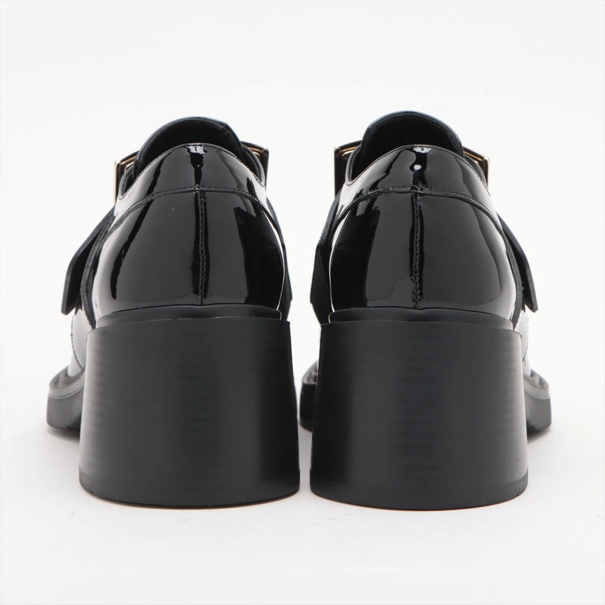 ロジェ ヴィヴィエ パテントレザー ローファー 35 レディース ブラック