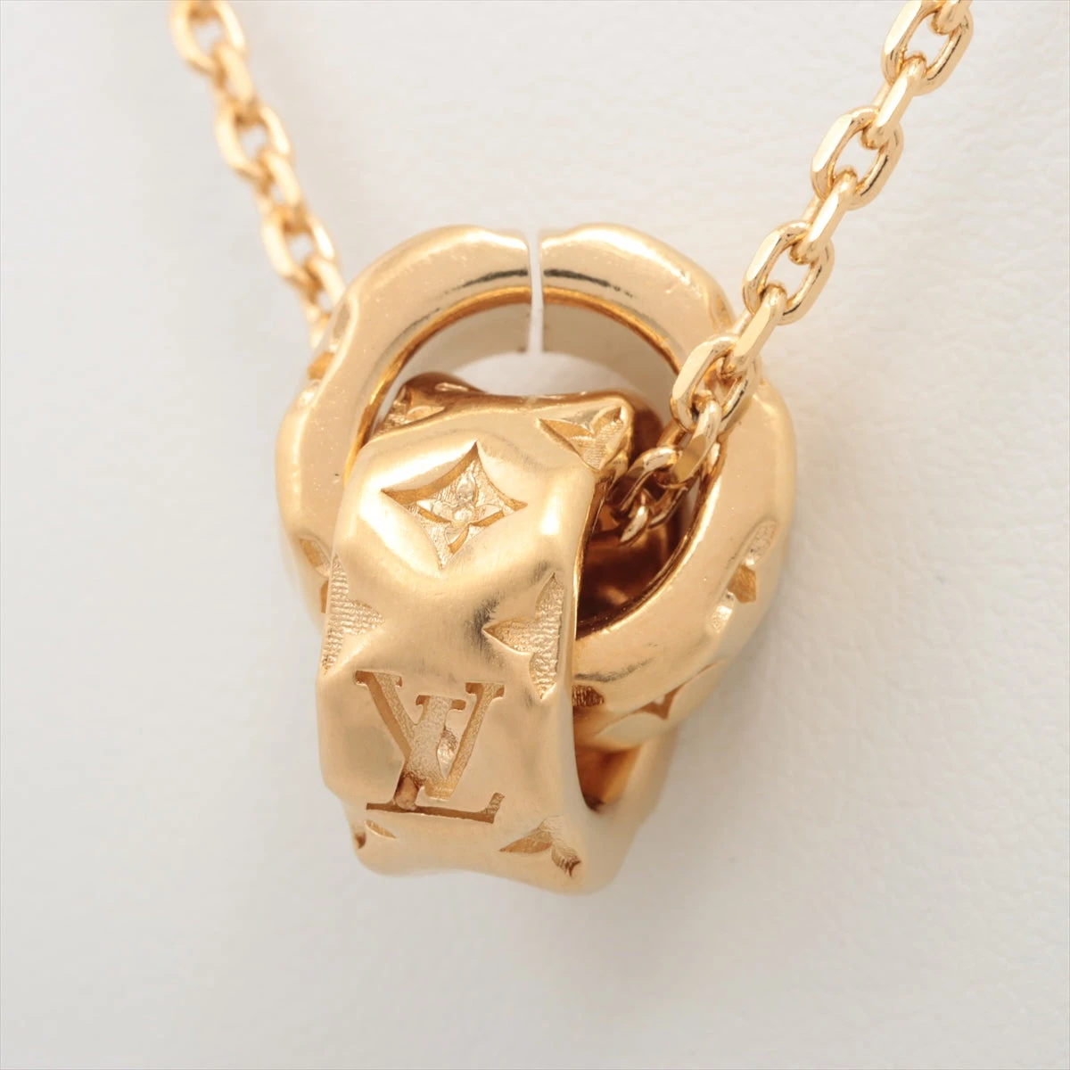 ヴィトン M00782 コリエ ピロー ナノグラム LE2242 ネックレス GP