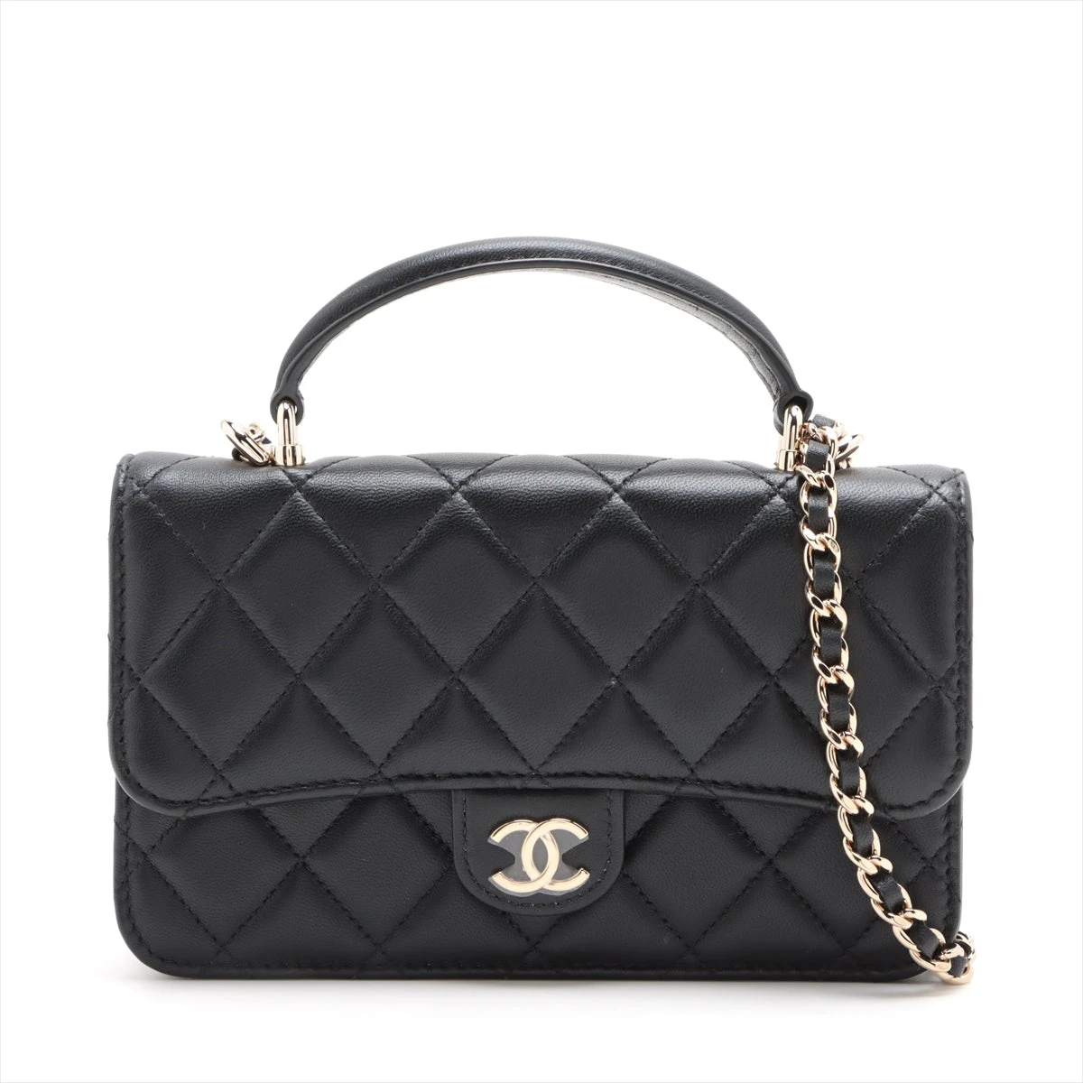 新作☆【CHANEL】トップハンドル チェーン ミニバッグ (CHANEL