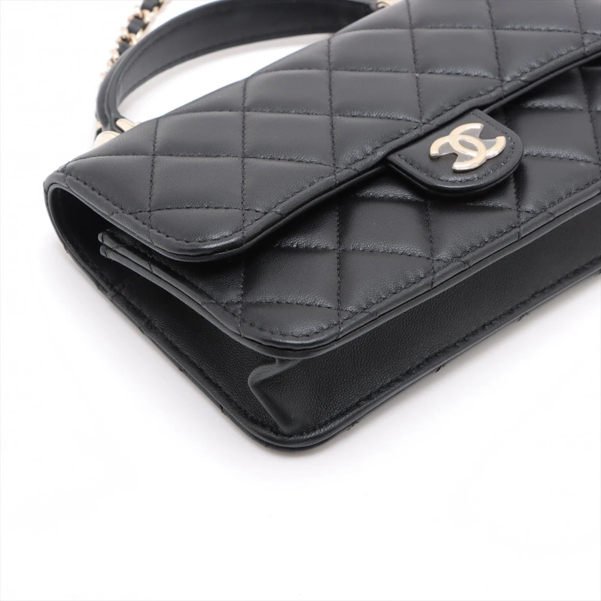 シャネル ミニ マトラッセ ラムスキン 2way ショルダーバッグ CHANEL シャネル ミニチェーンウォレット ショルダーバッグ