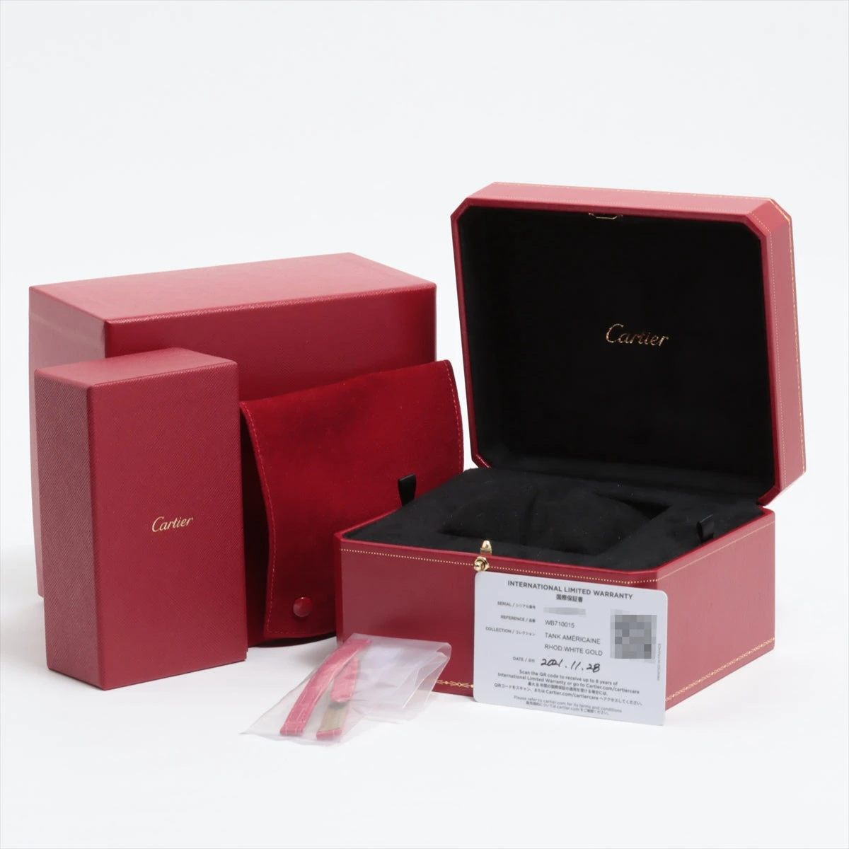 美品　カルティエ　ボックス、リボン カルティエミニ ベニュワールWB520025 ｜ GLINT ｜ 高級時計専門