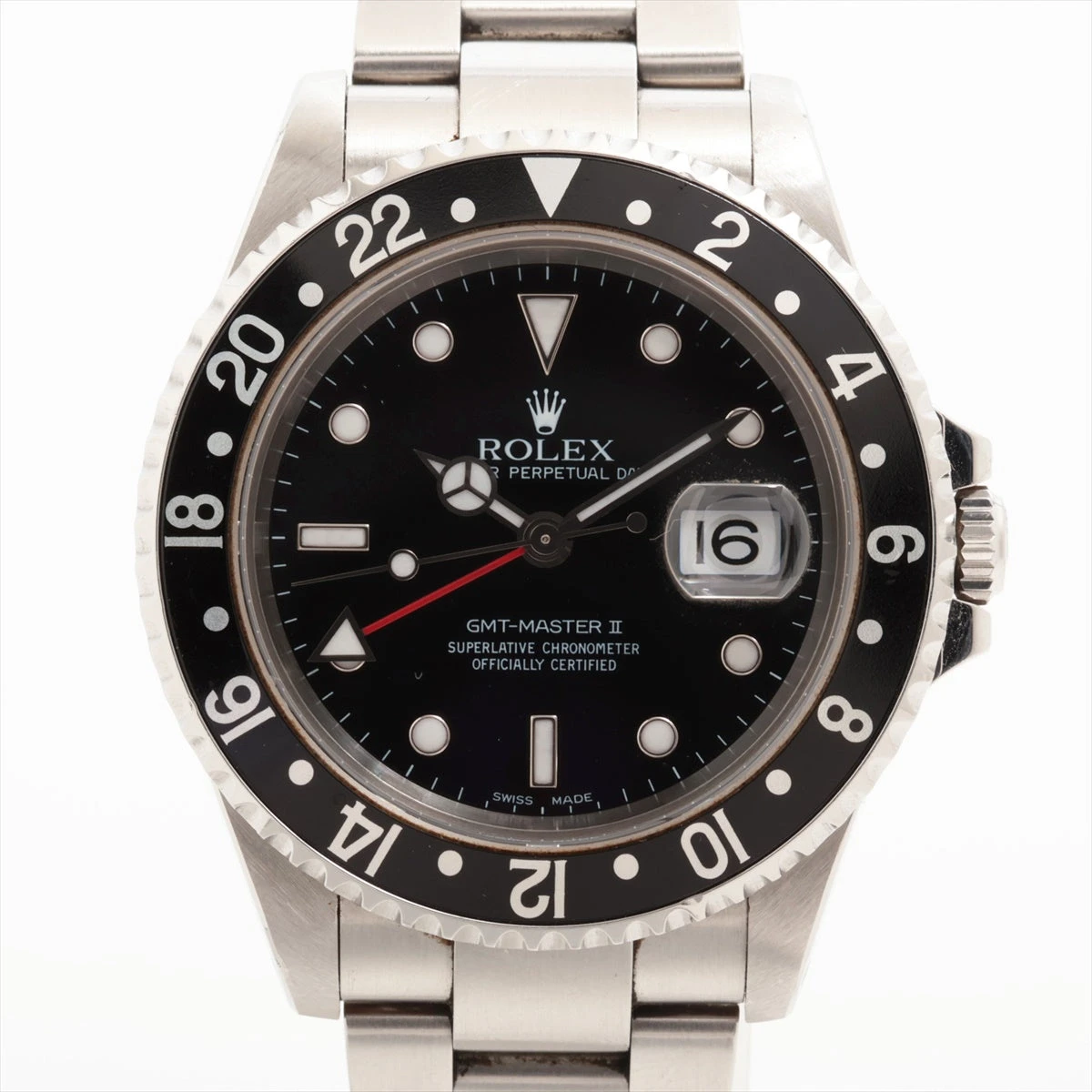 ロレックス GMTマスターⅡ 16710 SS AT 黒文字盤 あまりごま2