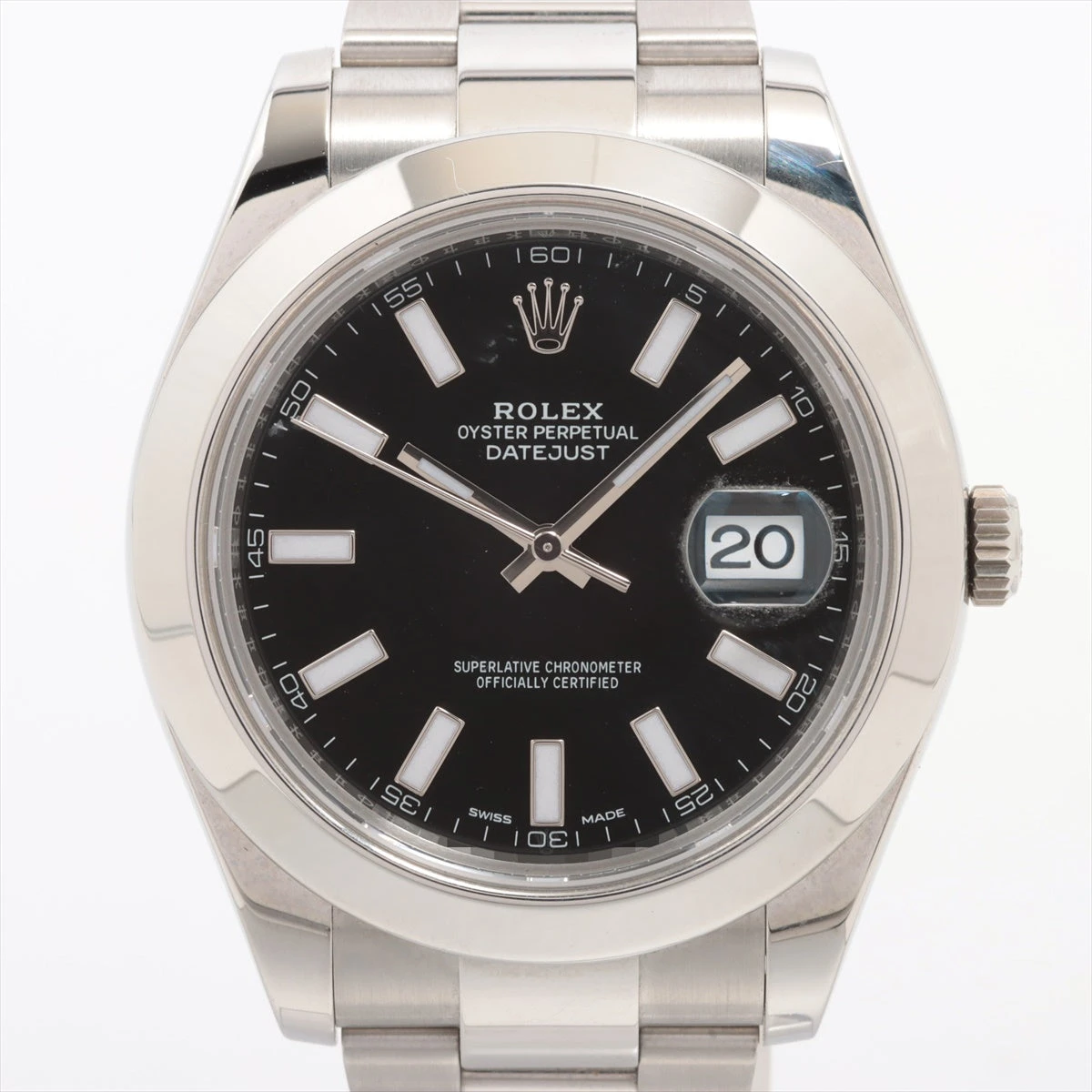 ロレックス デイトジャスト 116300 SS AT 黒文字盤 あまりごま3