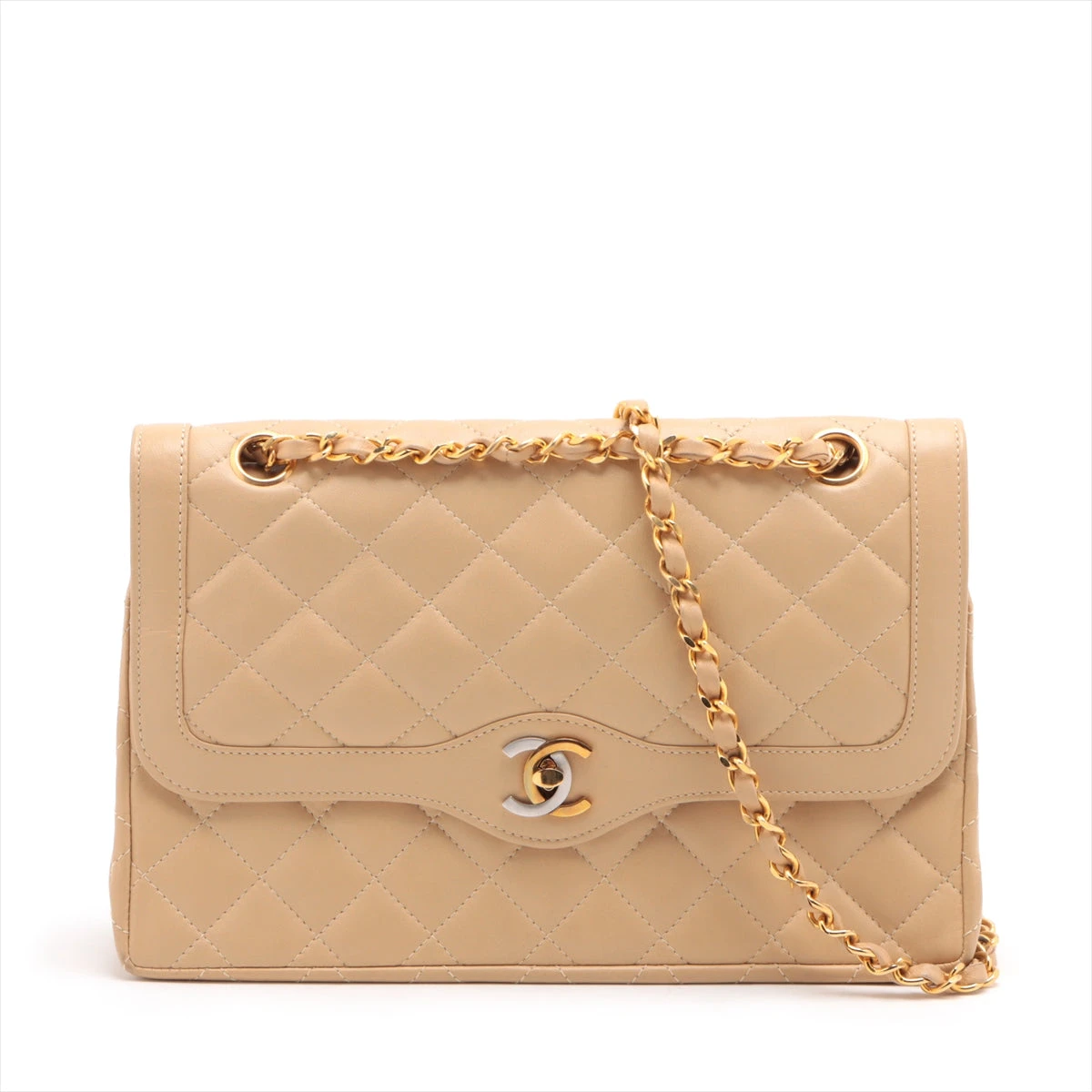 CHANEL パリ限定 マトラッセ25 Wフラップ ラムスキン 2番台 CHANEL パリ限定 マトラッセ25 Wフラップ ラムスキン 2番台