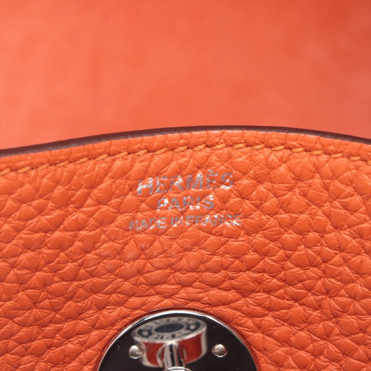 エルメス リンディ30 トリヨンクレマンス オレンジポピー シルバー金具 