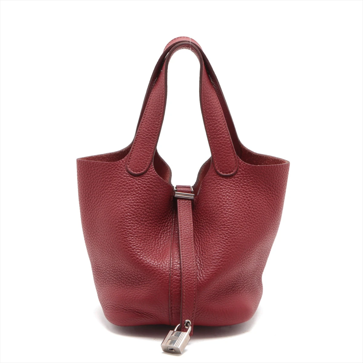 エルメス ピコタンロックPM トリヨンクレマンス ルージュガランス シルバー金具 □O:2011年