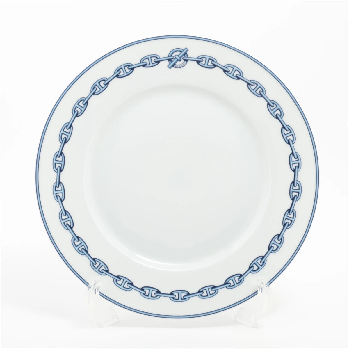 エルメス シェーヌダンクル 大皿 陶器 ブルー A2522776｜中古ブランド 