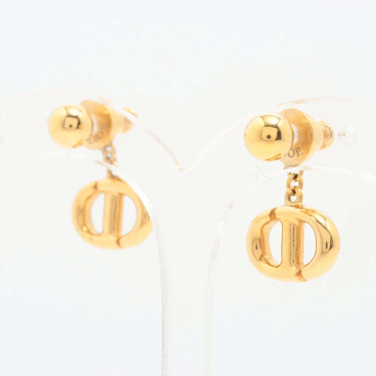Christian Dior クリスチャンディオール ピアス CDロゴ サークル